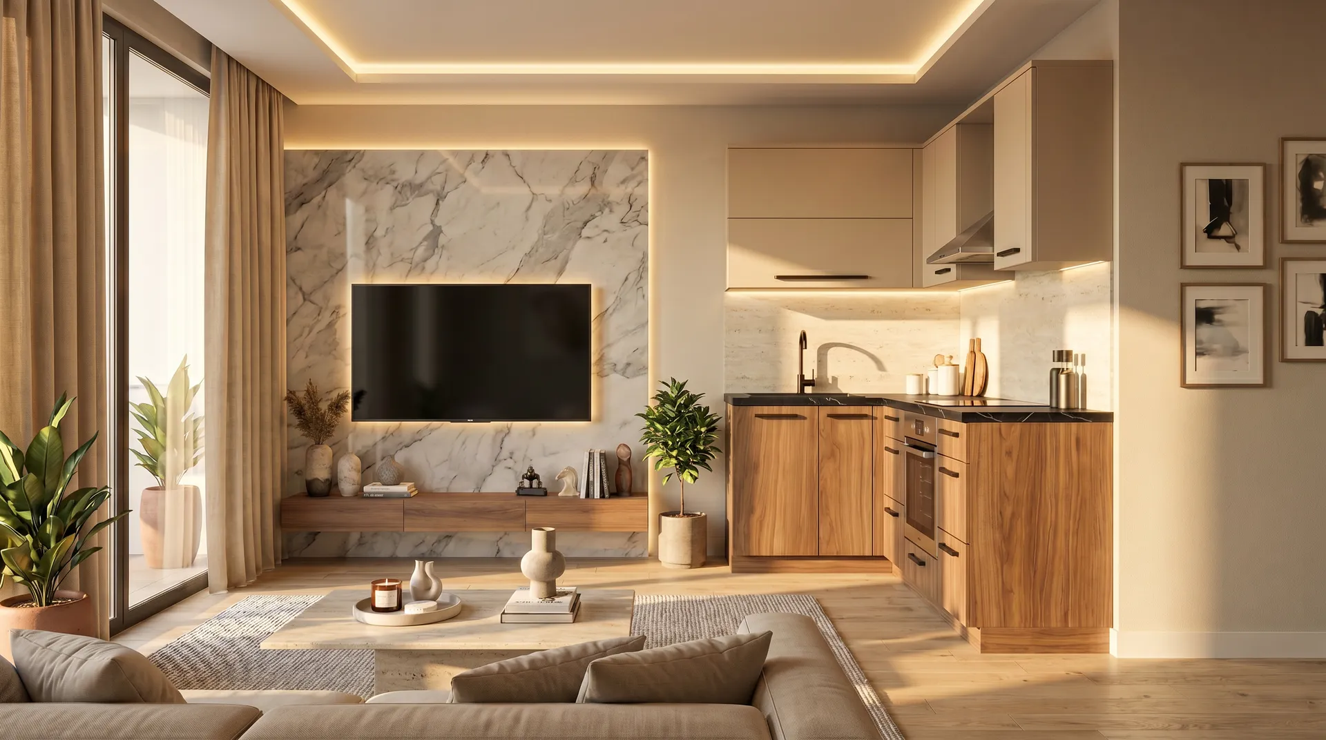 1+0 Daireler — MİA PARK OCEAN