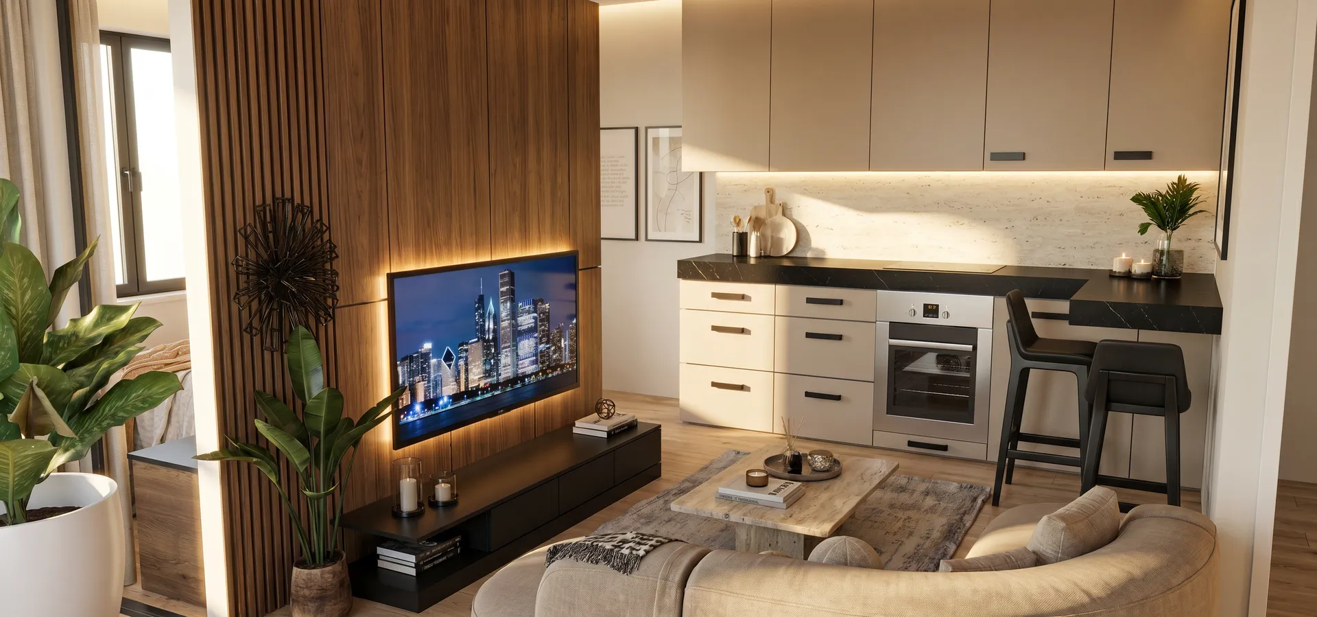 1+1 Daireler — MİA PARK OCEAN